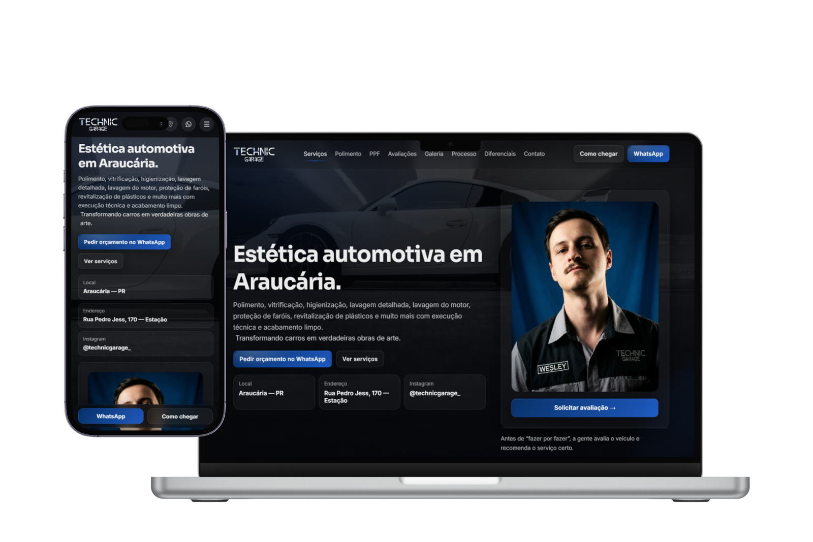 Technic Garage — SEO local para oficina mecânica especializada